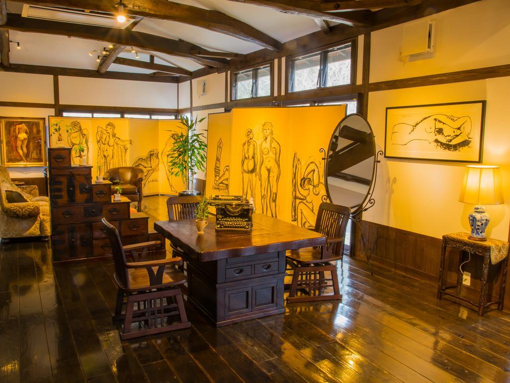 Yufuin Ryokan Dining Kitchen Zen Exterior foto