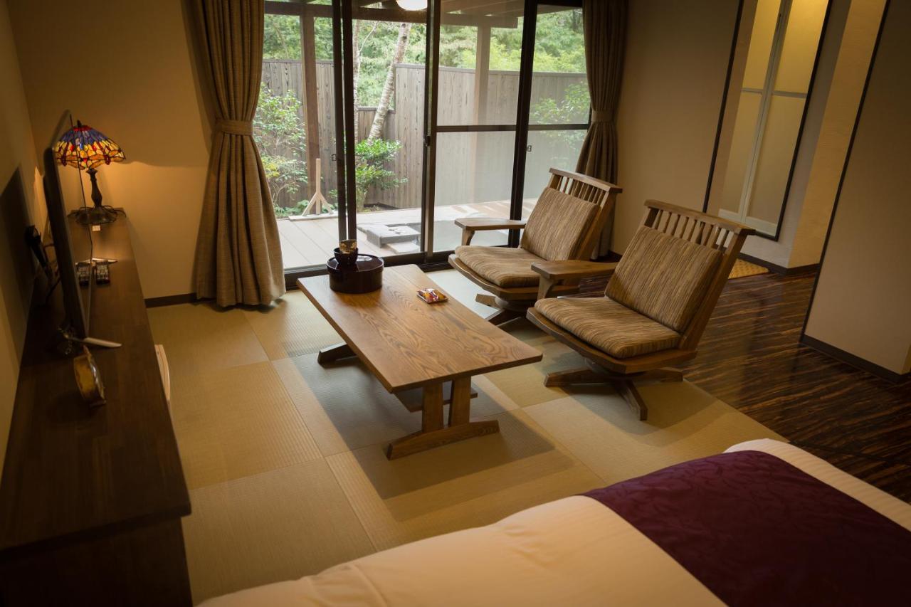 Yufuin Ryokan Dining Kitchen Zen Exterior foto