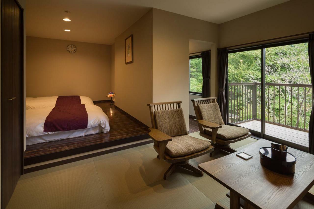 Yufuin Ryokan Dining Kitchen Zen Exterior foto