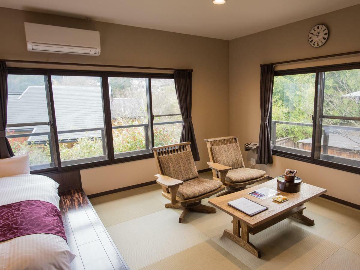 Yufuin Ryokan Dining Kitchen Zen Exterior foto